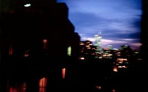 Nan Goldin - Night Vision from my Apartment NYC, 2001