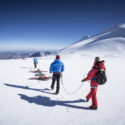 I ricercatori sul Grand Combin al confine tra Svizzera e Italia (credit Riccardo Selvatico per Cnr e Università Ca’ Foscari Venezia)