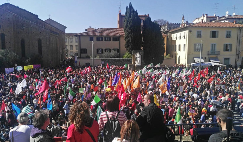 Manifestazione antifascista Prato