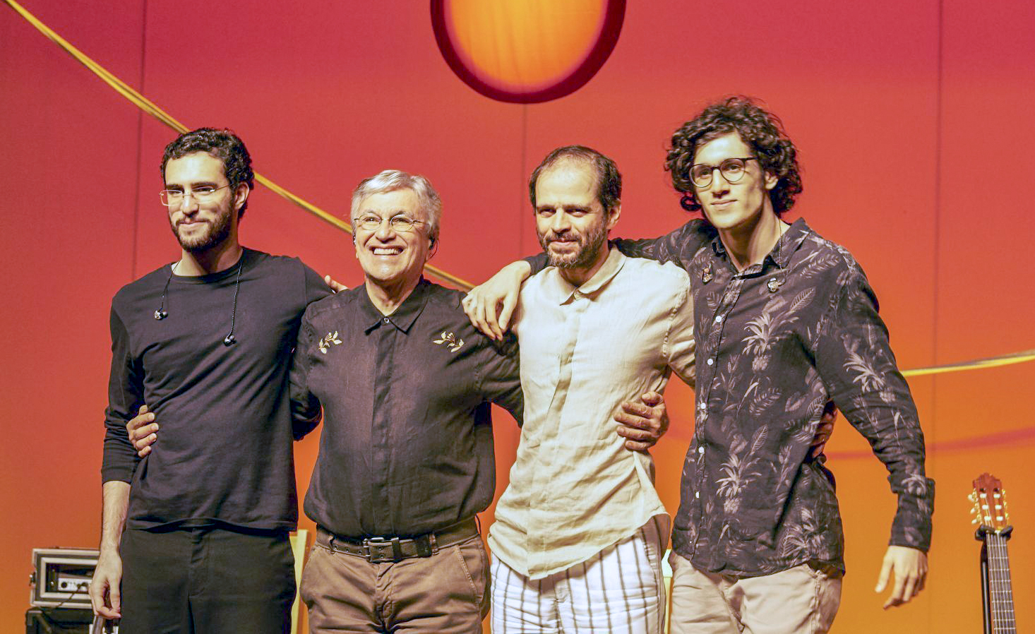 Caetano Veloso con i figli