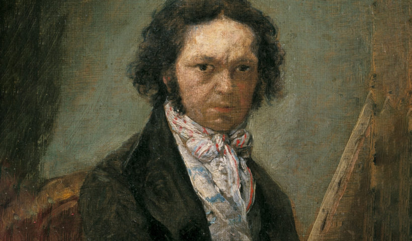 Autoritratto di Francisco Goya (particolare) 1795