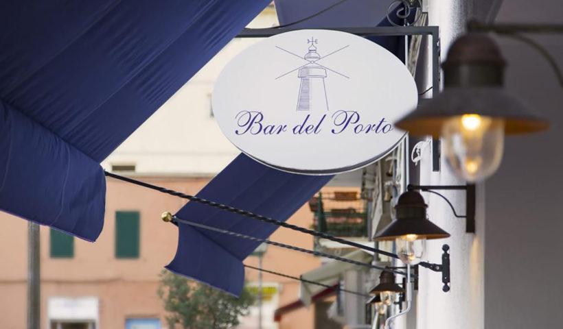 L'insegna del Bar del Porto di Porto Ercole