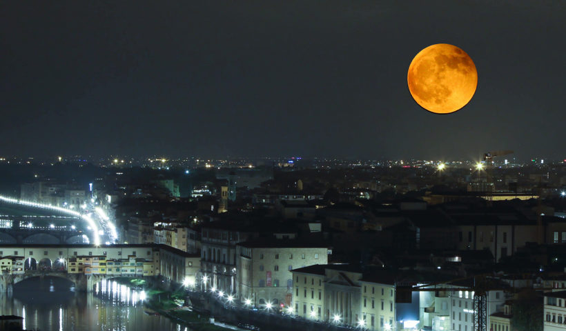 Eclisse di Luna parziale