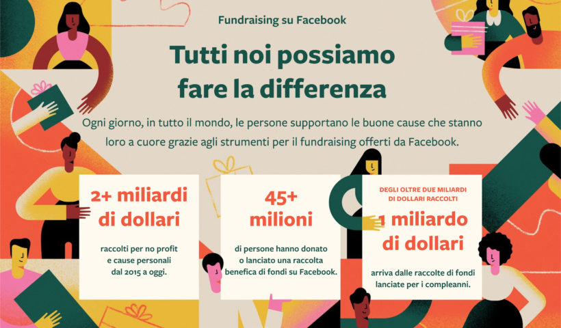 Fundarising su Facebook: infografica