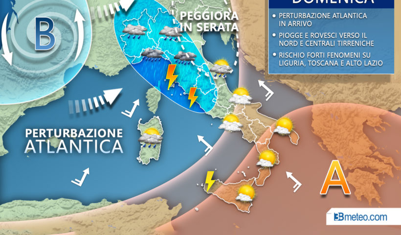 Meteo Italia domenica 22 settembre 2019