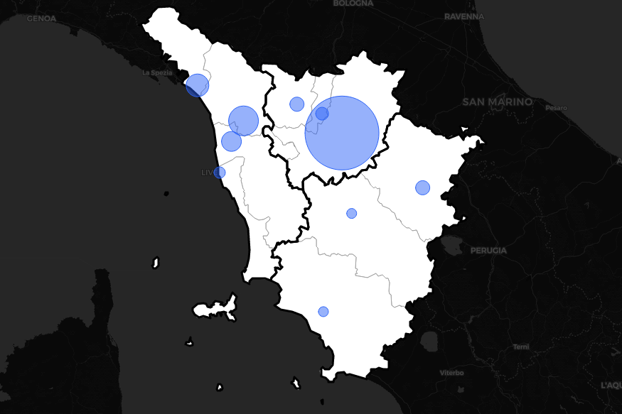 Coronavirus in Toscana al giorno 8 maggio 2020