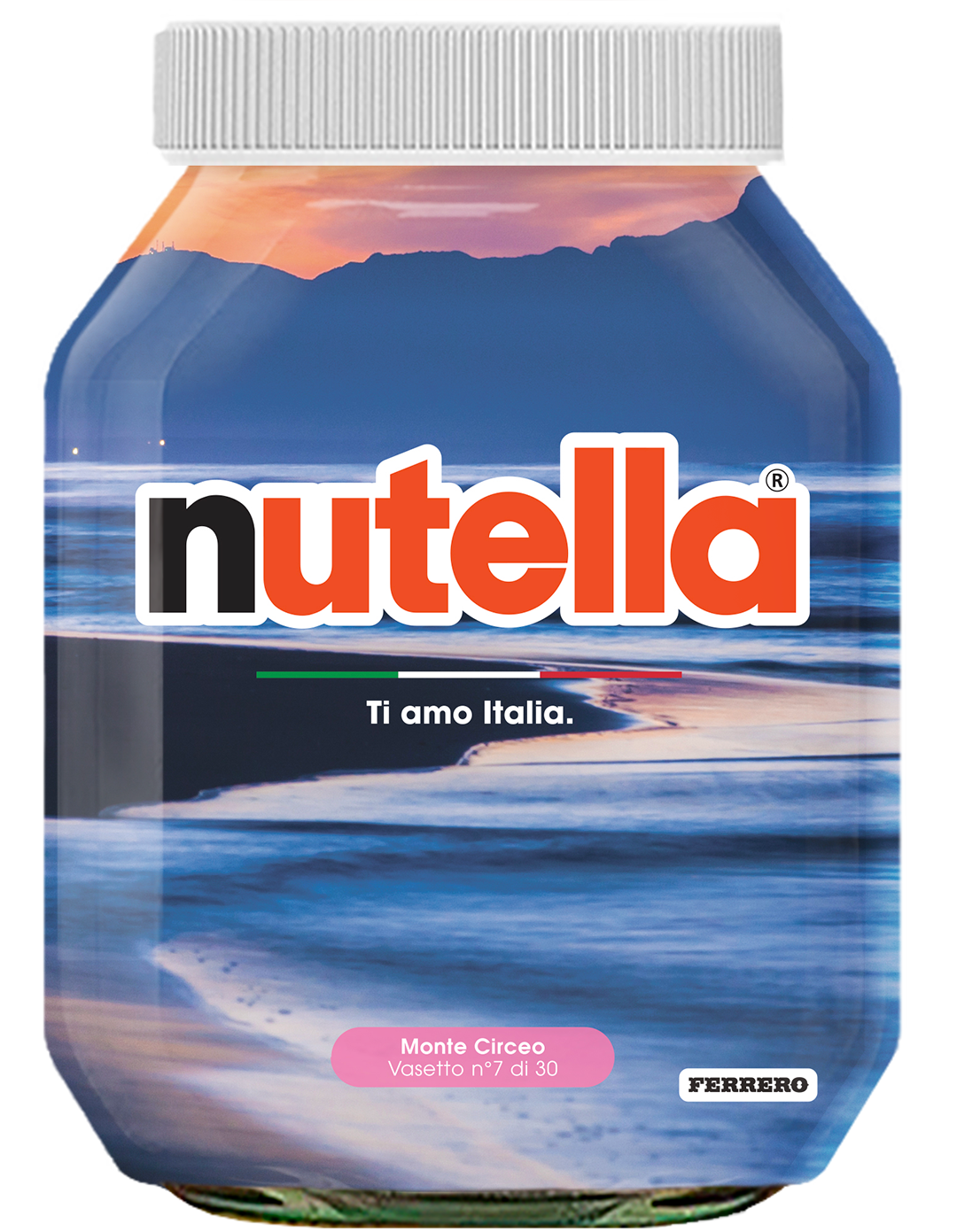 Lazio - Monte Circeo - i vasetti di nutella dedicati all'italia