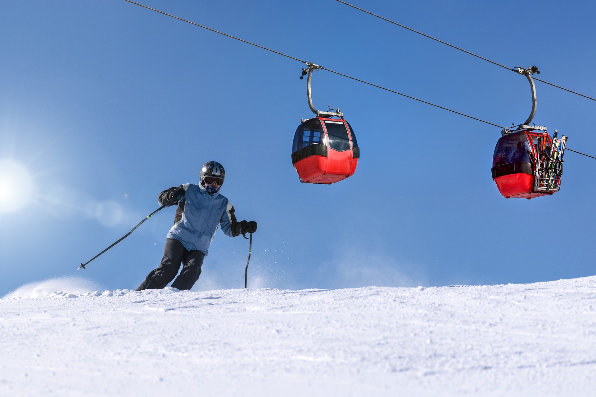 sci neve cabinovia impianto risalita