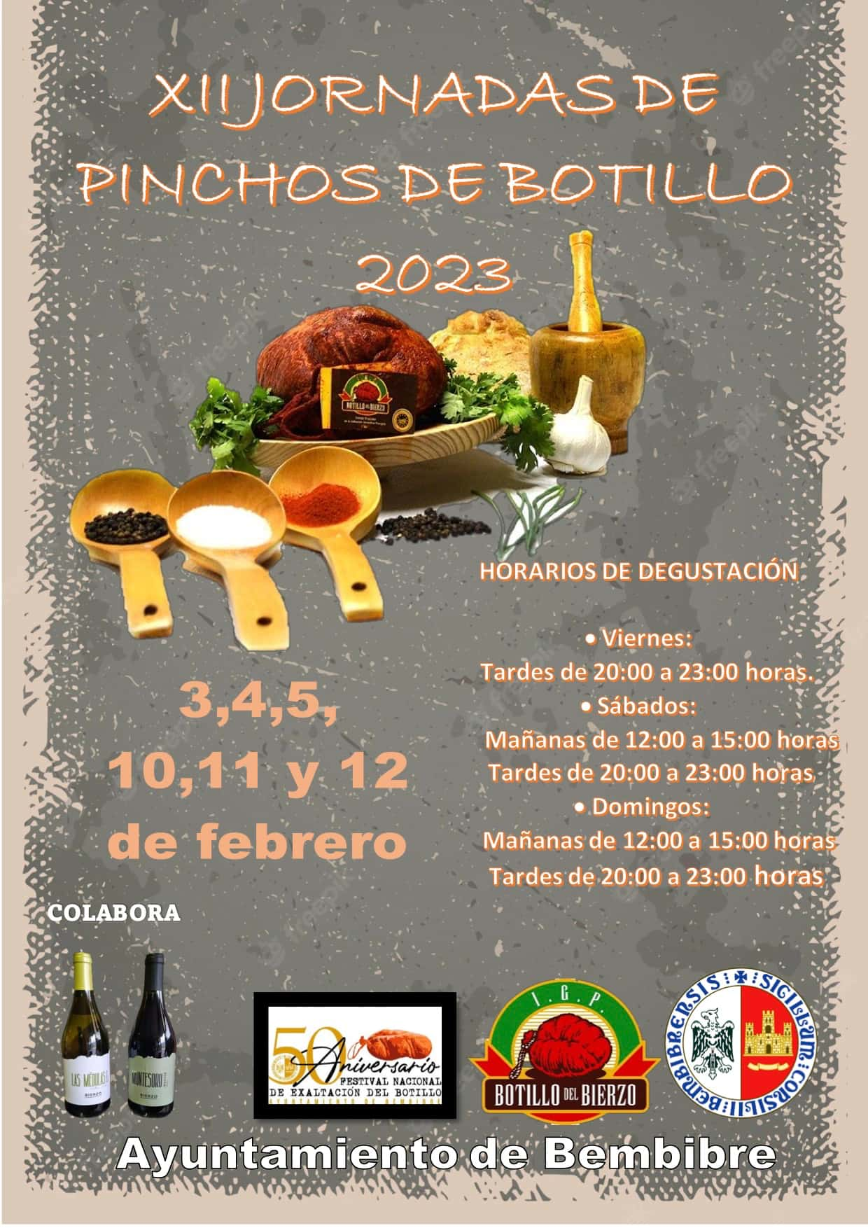 cartel jornada pichos botillo 2023