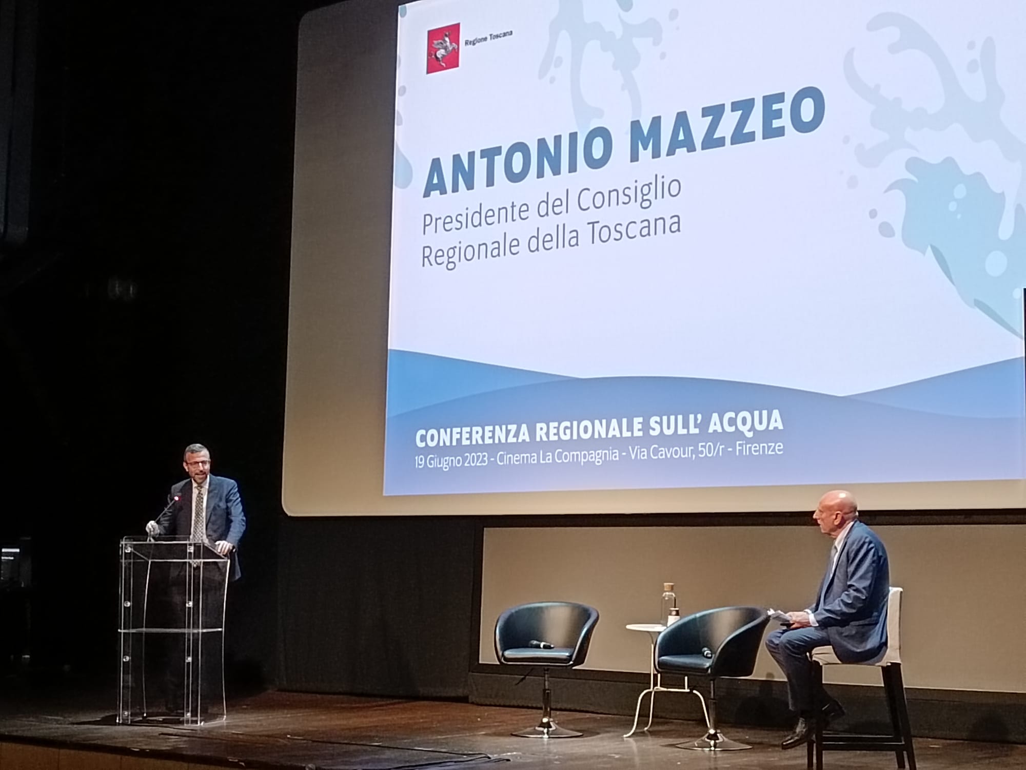 mazzeo alla prima conferenza regionale sullacqua 2