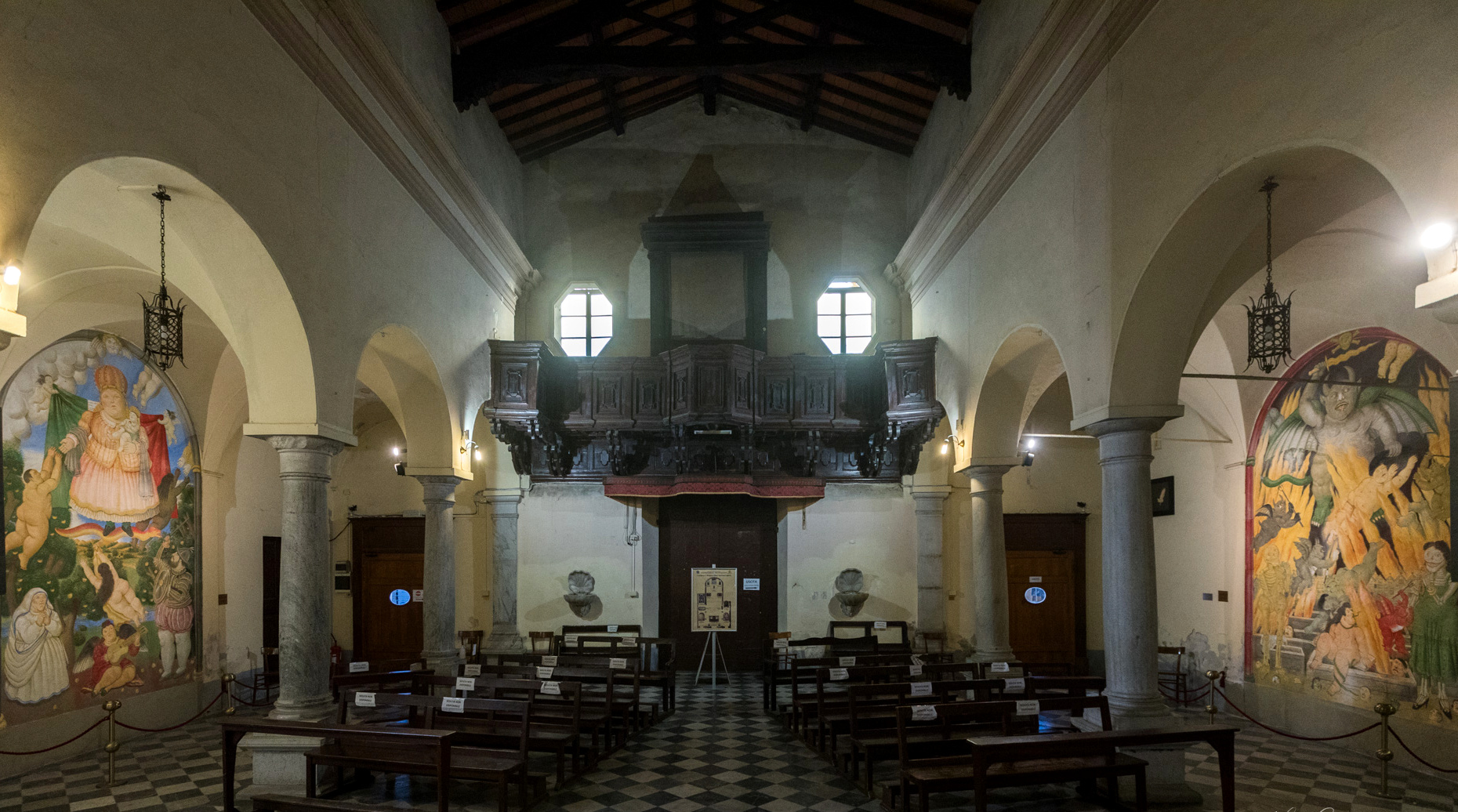 chiesa misericordia affreschi paradiso e inferno 2 kc sign